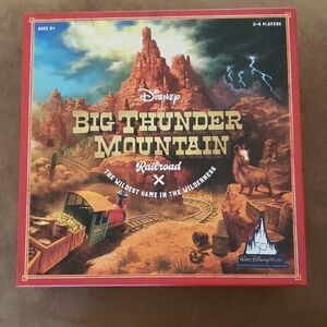 Disney Big Thunder Mountain Railroad Game - Red and Gold